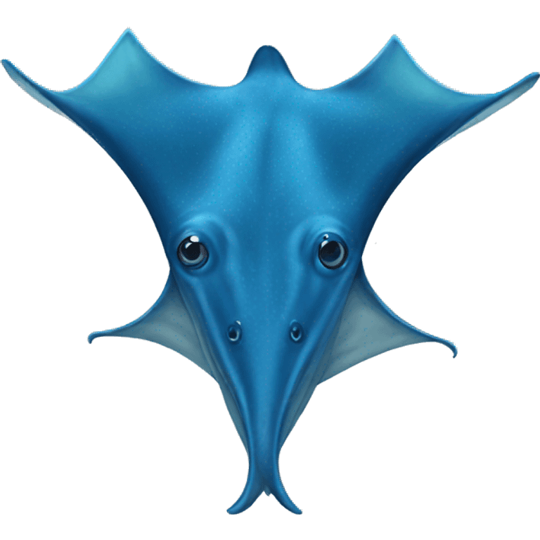 blue stingray emoji