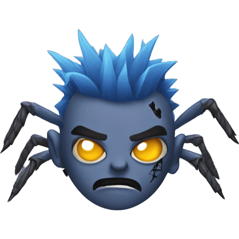 Spider punk emoji