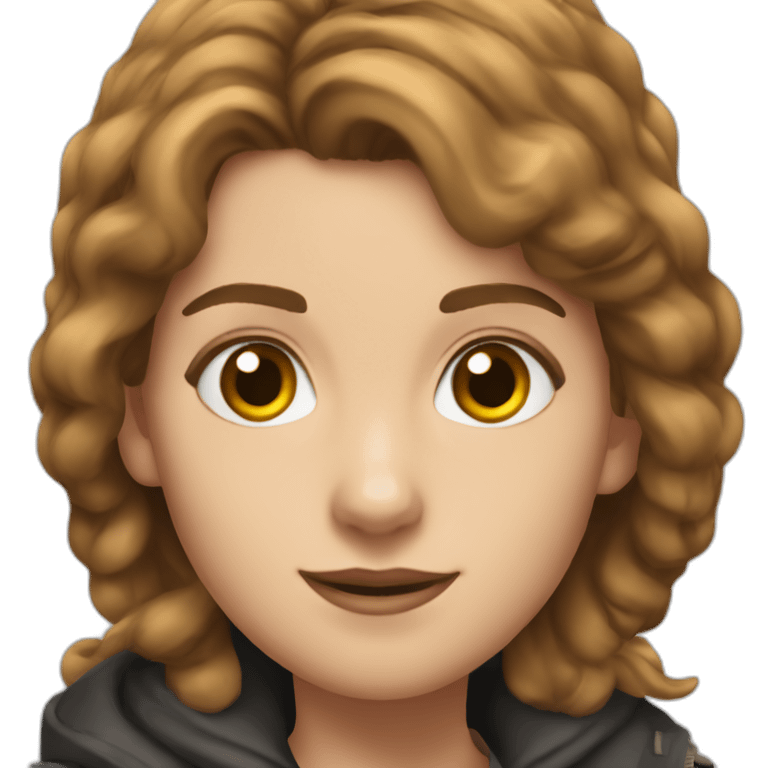 Hermione Granger in vespa emoji