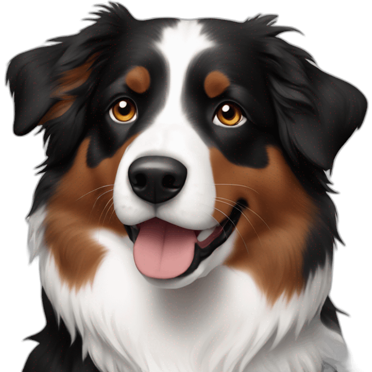 red-white-black australian shepherd emoji