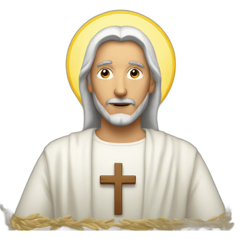 Jesu con mesaje emoji