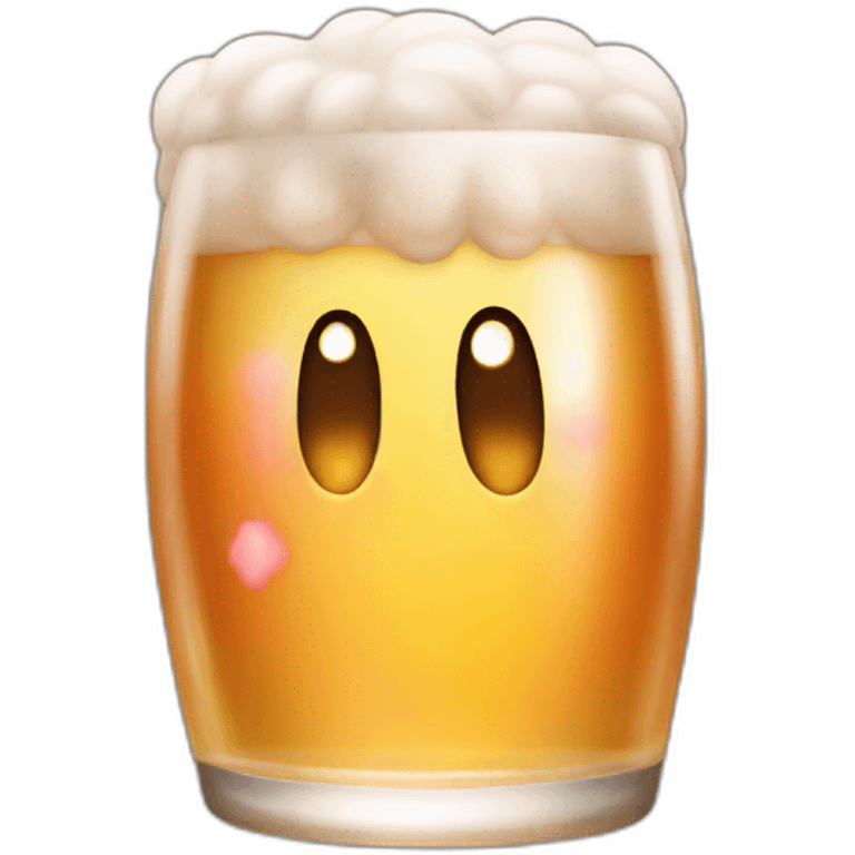 kirby beer emoji