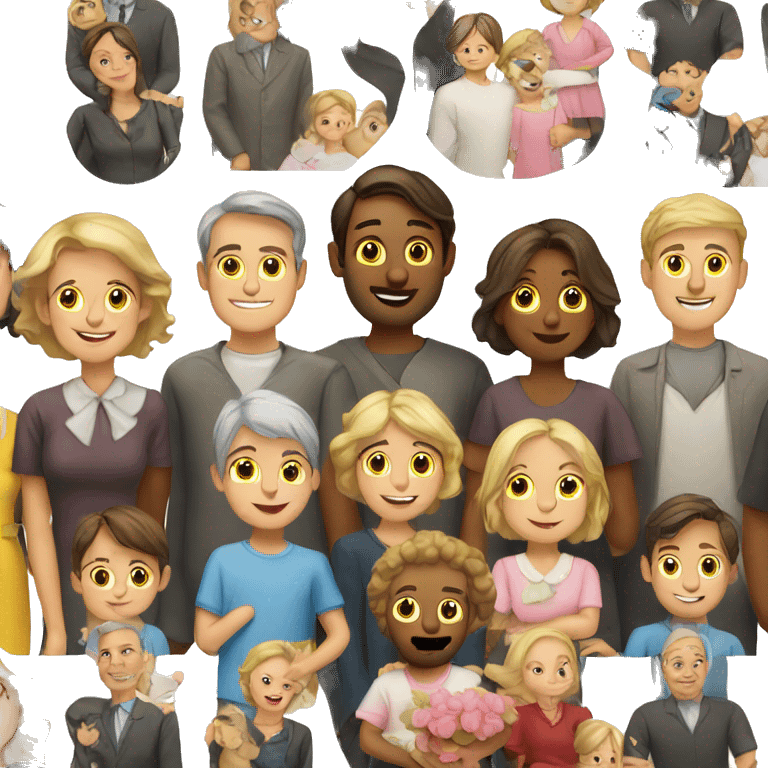 cheerfull swiss christian family emoji