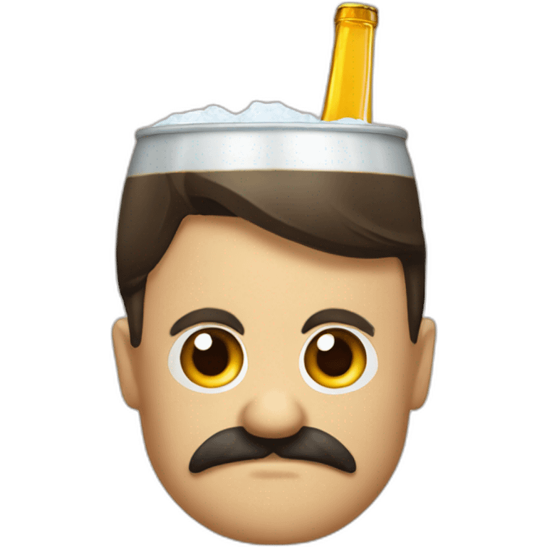 Hitler-drink-beer emoji