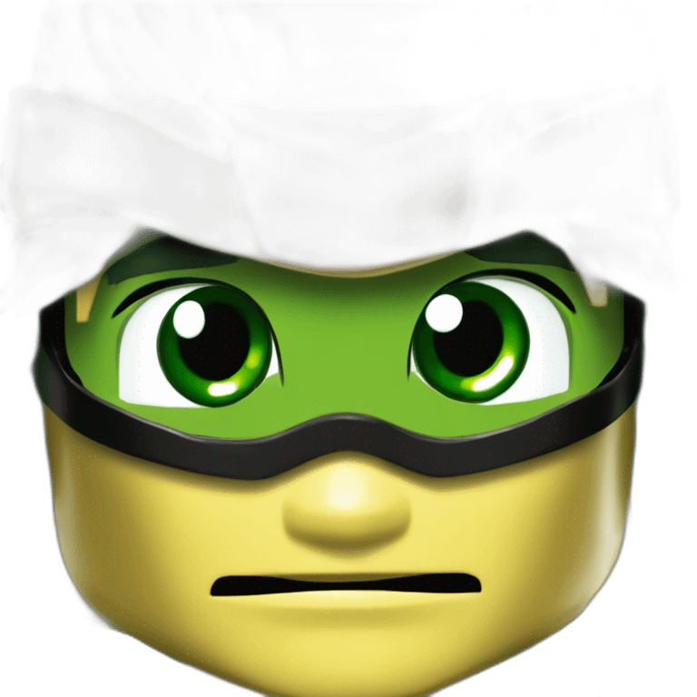 ninjago lego zerty llyd golden green ninja yellow skin emoji