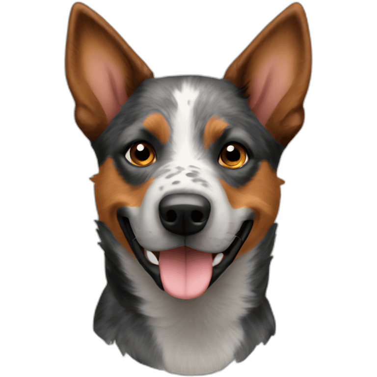 Australian cattle dog emoji