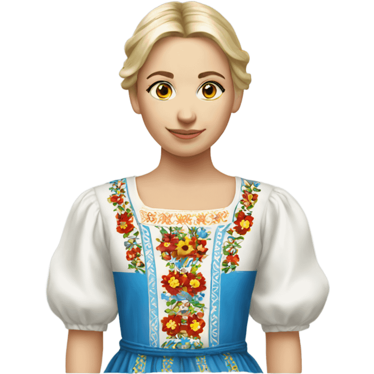 Ukrainian dress emoji