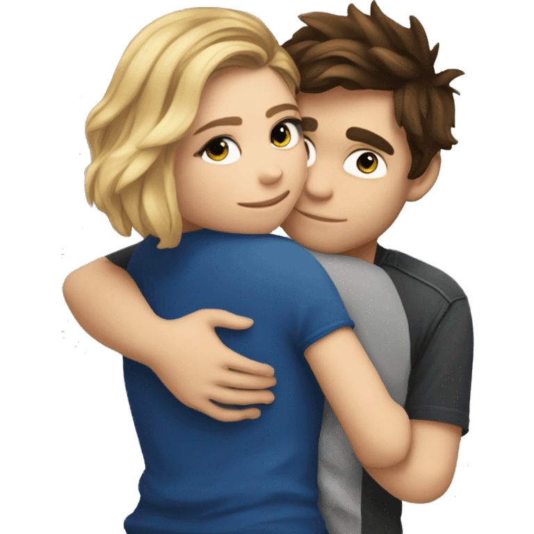 Emoji Chloe grace moretz hugging elrubiusomg emoji