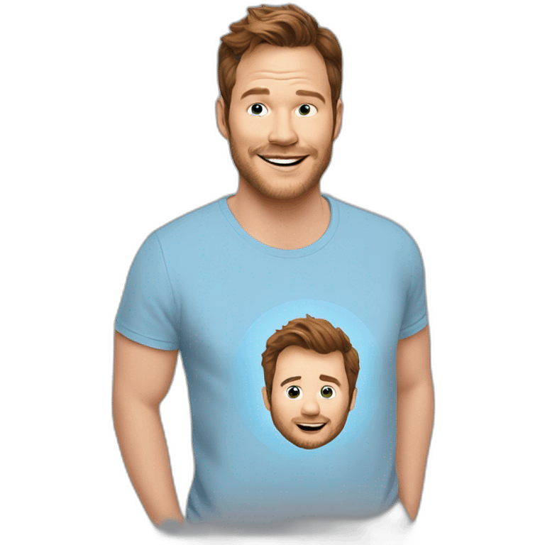 chris-pratt t-shirt emoji