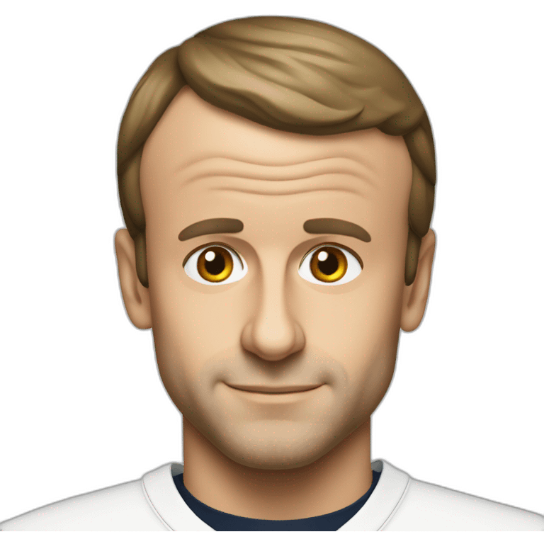 emmanuel macron nike emoji