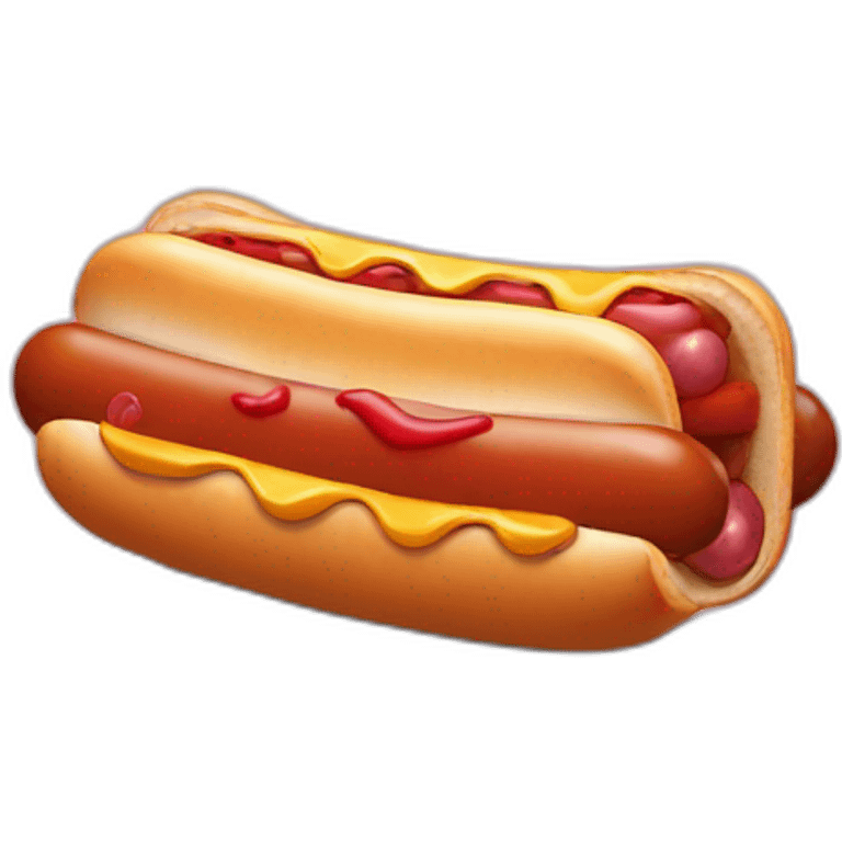 Hotdog blood pressure cuff emoji