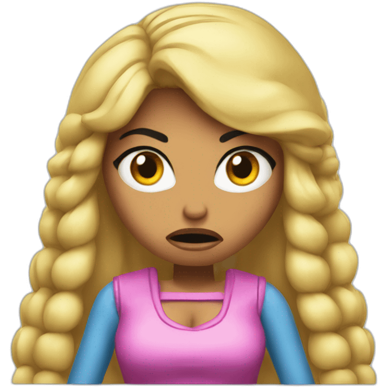 nicki minaj angry emoji