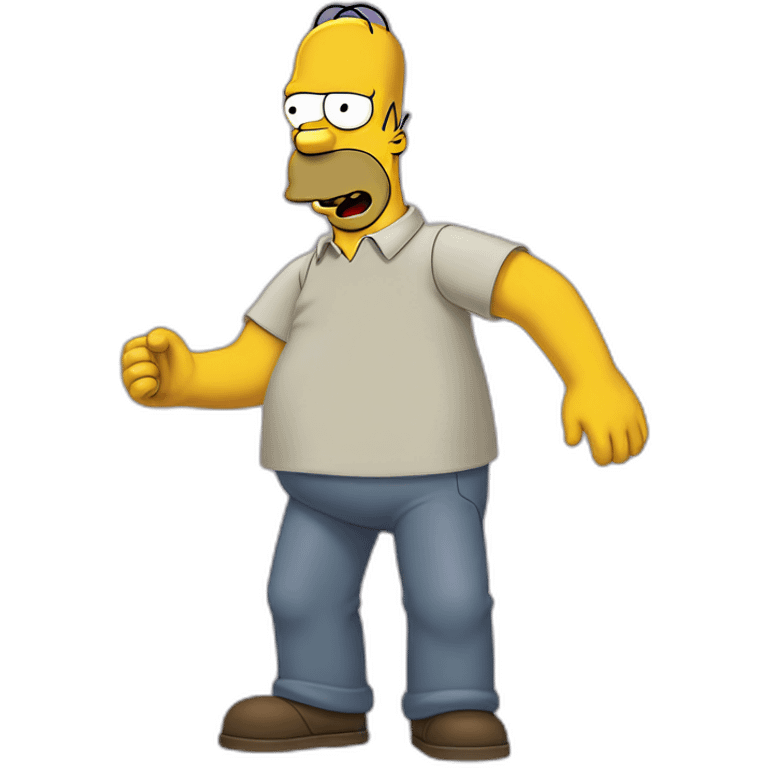 Homer simpson affamé emoji