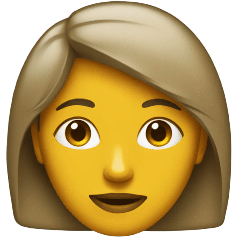 Woman covered in mustard emoji