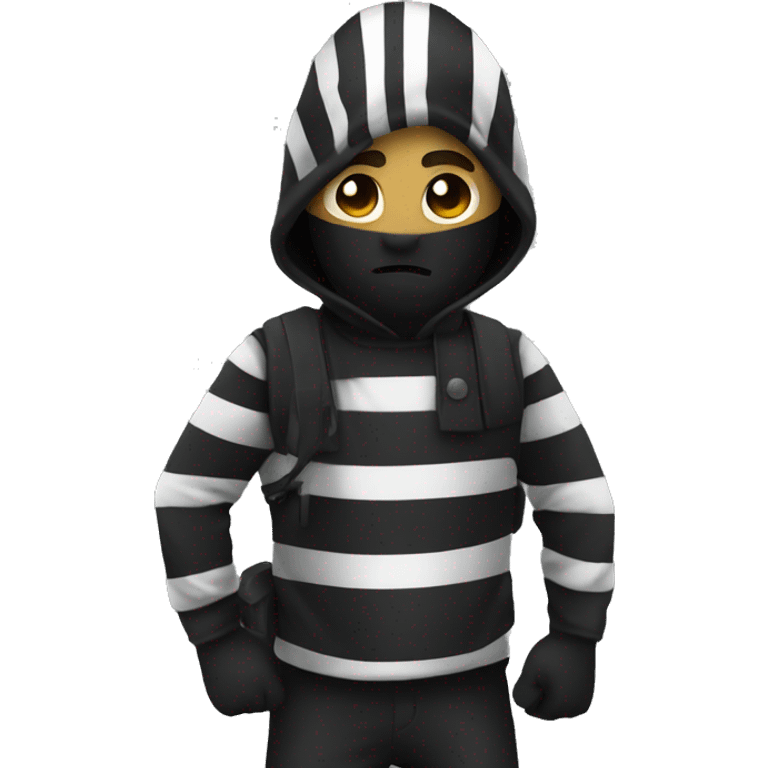 Robber stripes emoji emoji