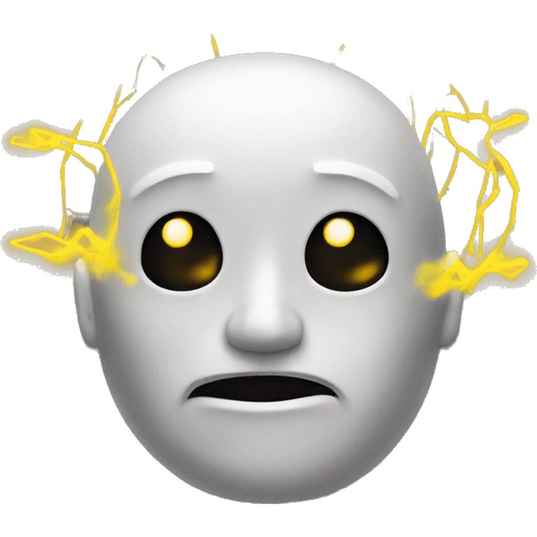 electro word being symbolized emoji