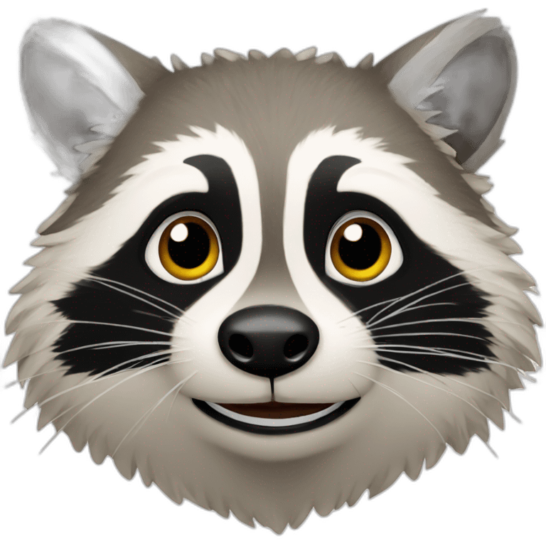 Raccoon in the Paulanergarten emoji