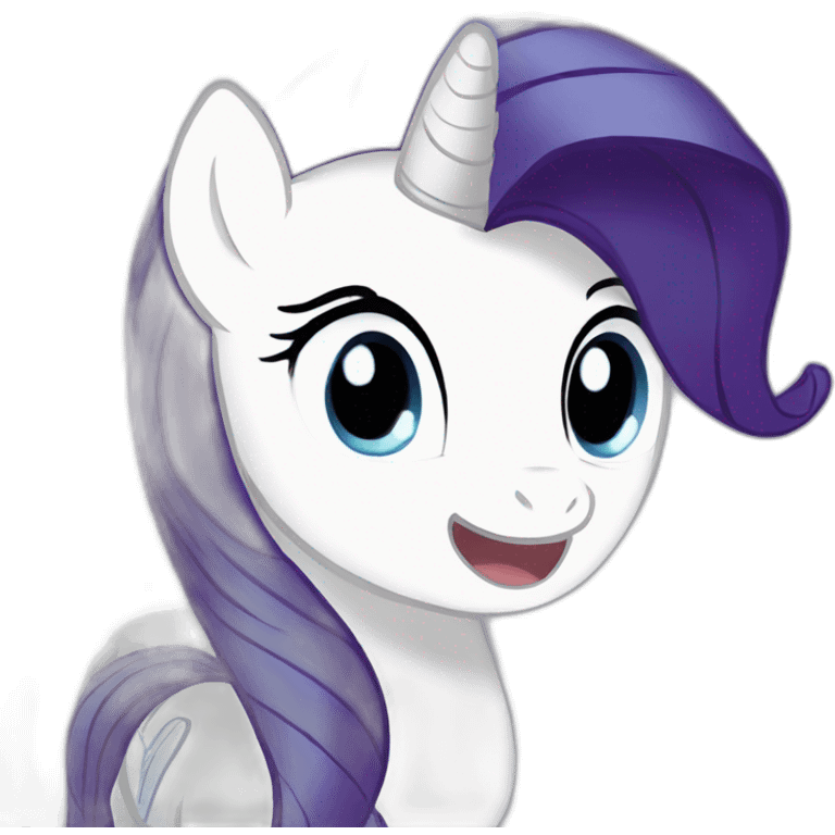 Rarity mlp emoji