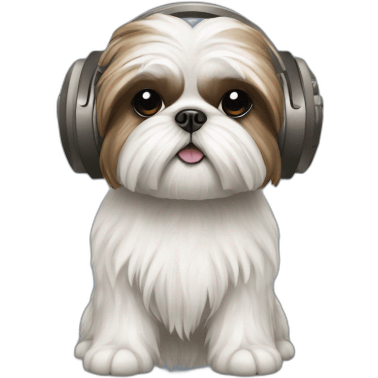 shih tzu dj emoji