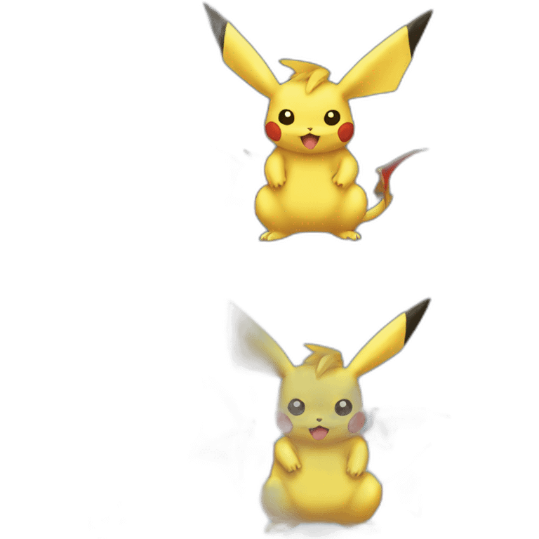 Pikachu dragon emoji