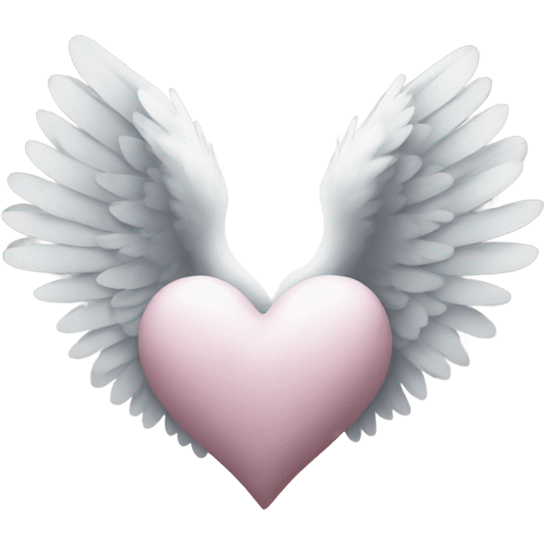 White winged heart emoji