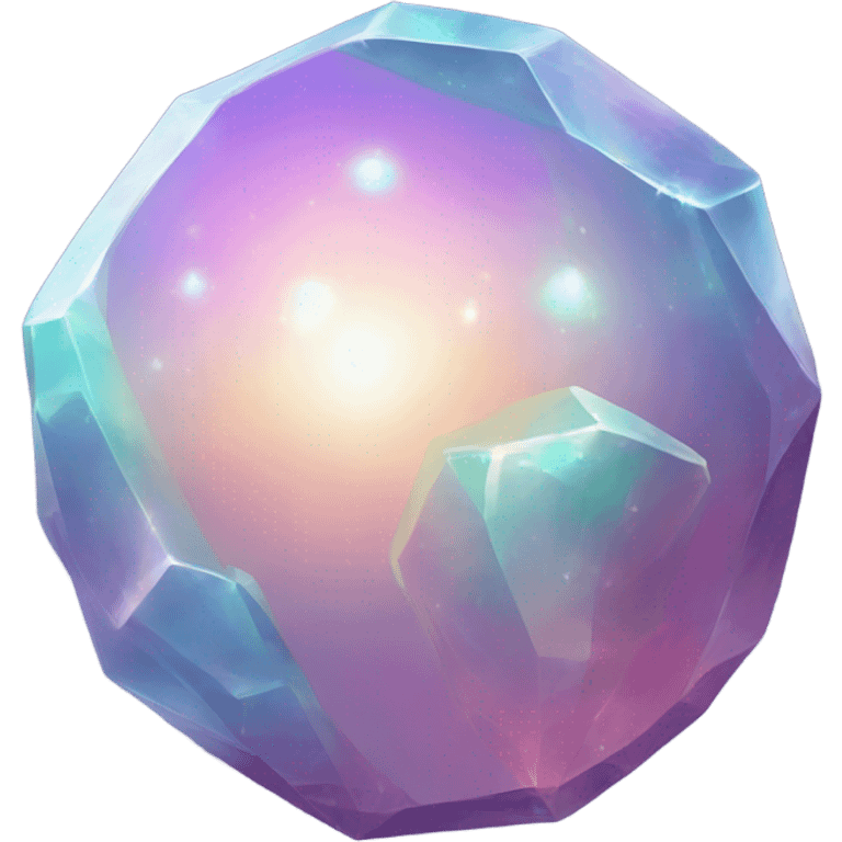 opal crystal planet  emoji