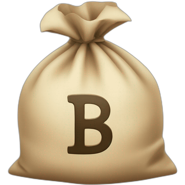 Money bag with letter ₸ in the center of the bag emoji