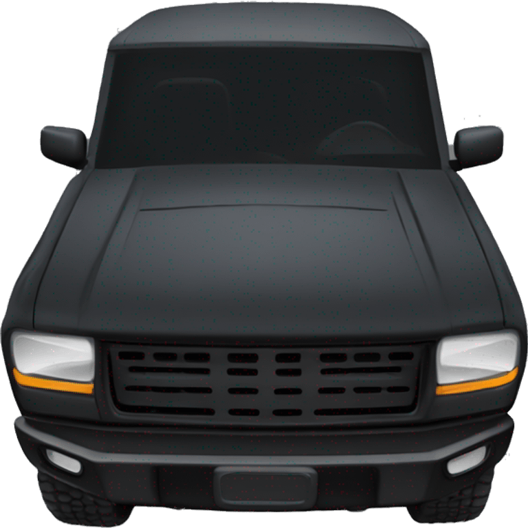 Blacked out lifted bronco emoji