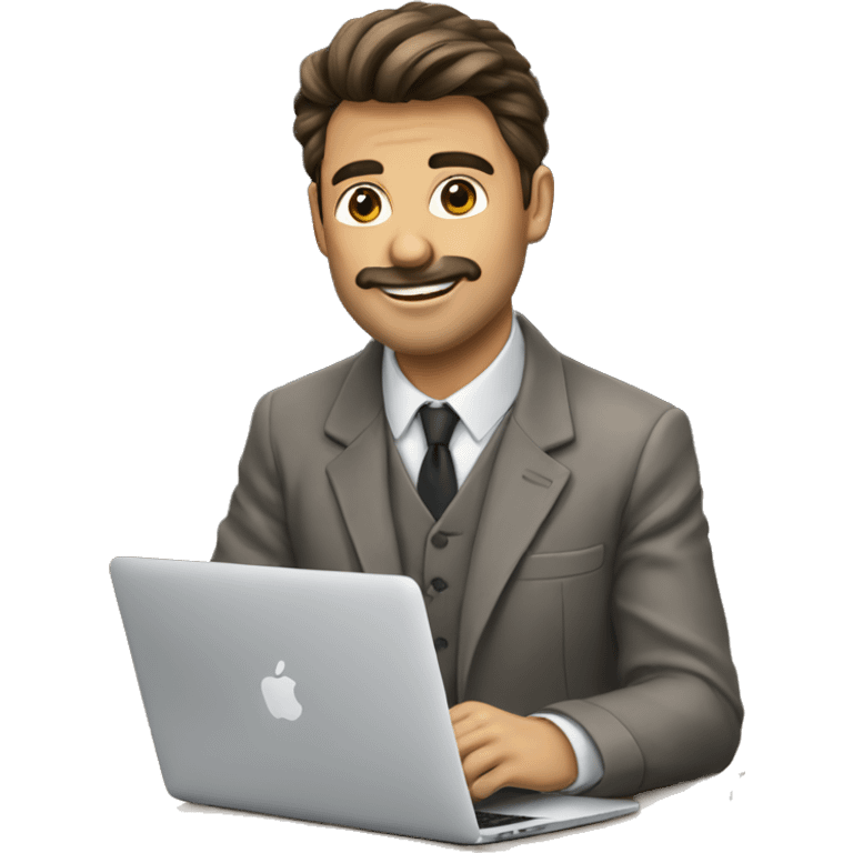 hommequi trvaille sur mac emoji