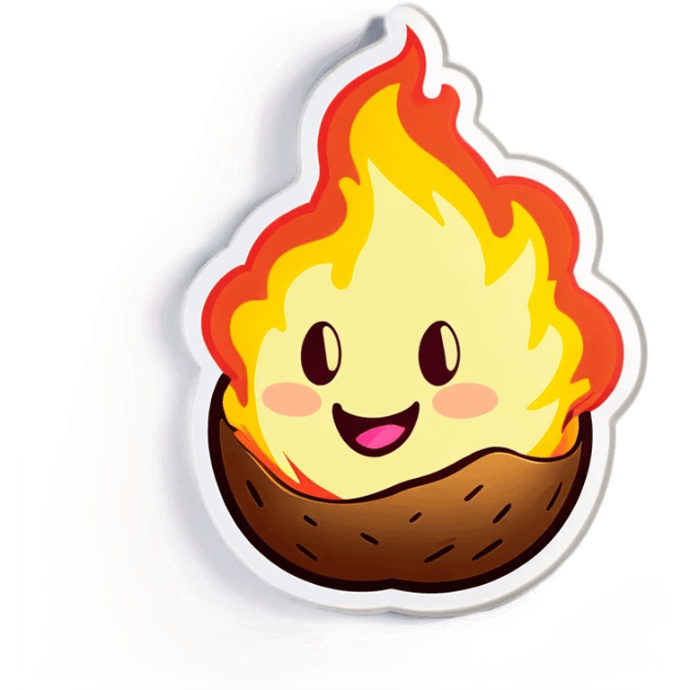 Fire potato  emoji