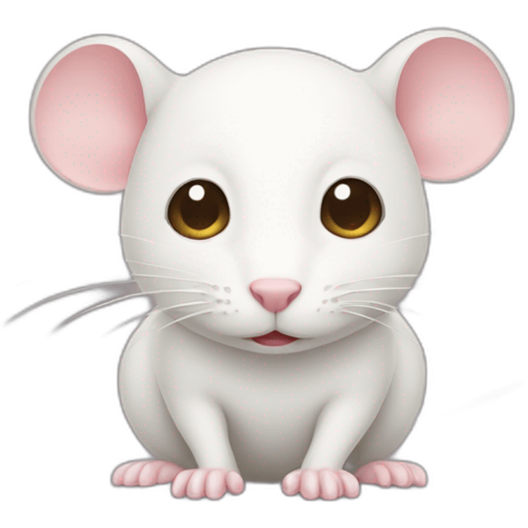 side white mouse emoji