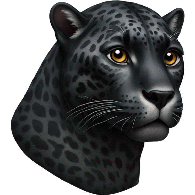 Black jaguar emoji