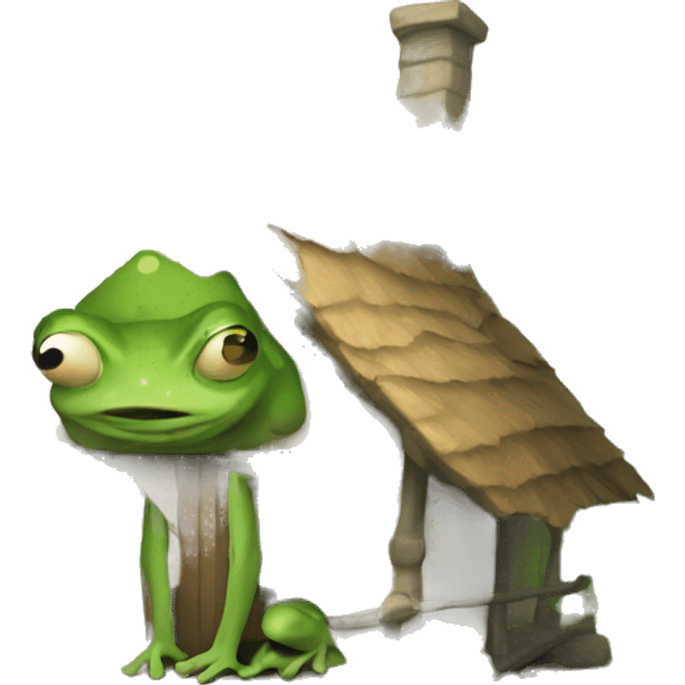 Cottage Core Frog emoji