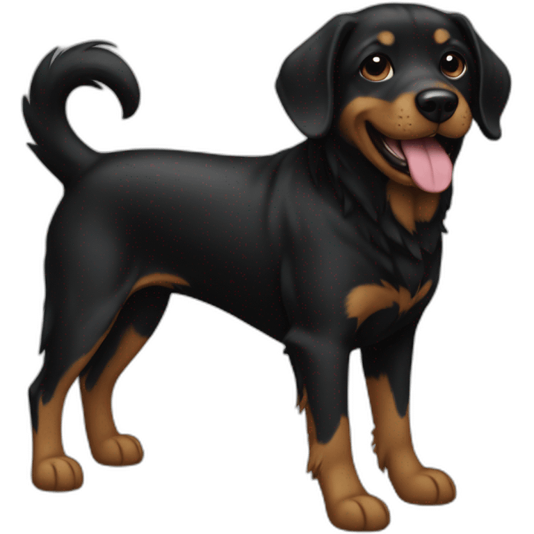 dog  black emoji