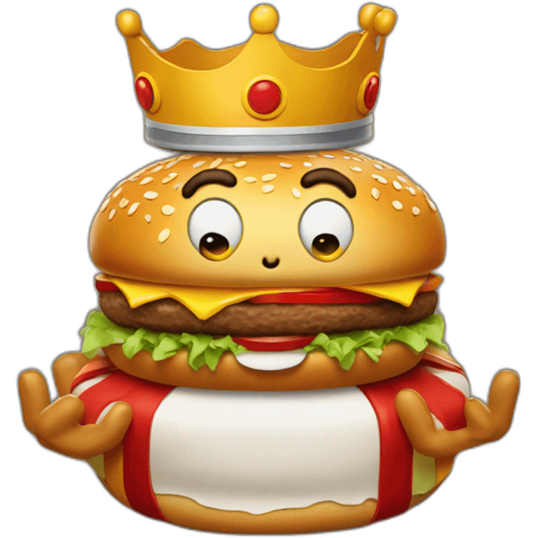 burger king mascot emoji