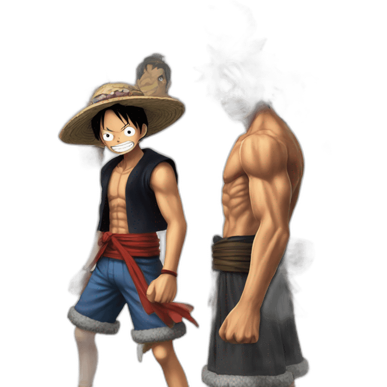 Luffy versus kaido emoji