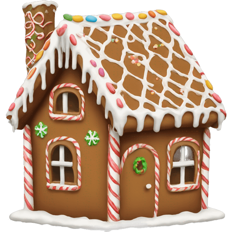 gingerbread house emoji