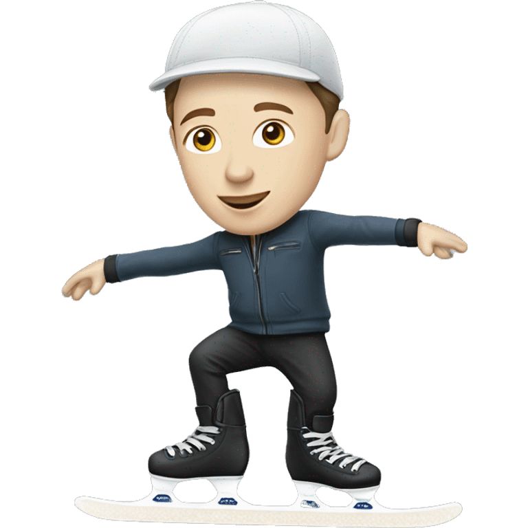 elon musk figure skating emoji