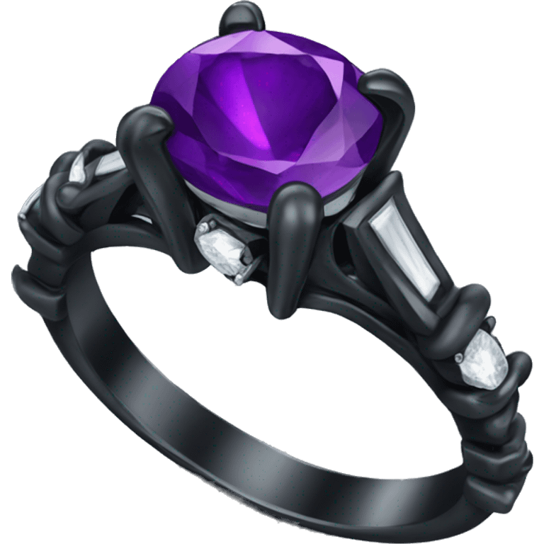 Gothic engagement ring  emoji