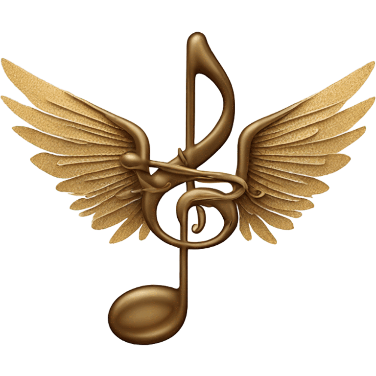 music note with wings emoji