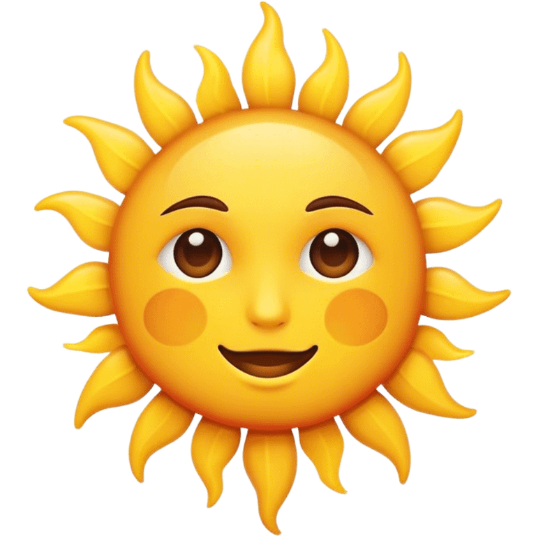 Sun emoji