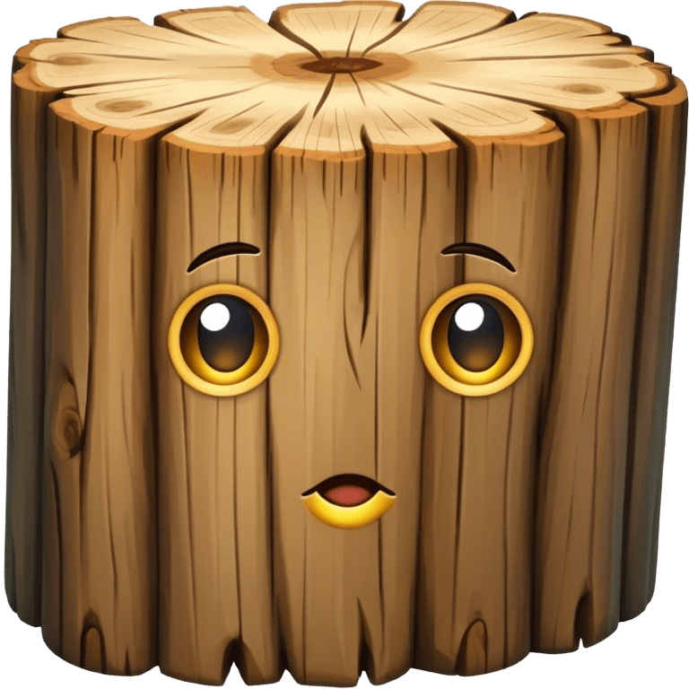 tree trunk block emoji