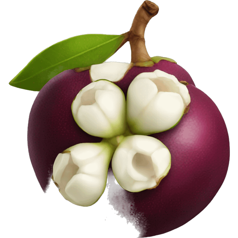 Mangosteen emoji