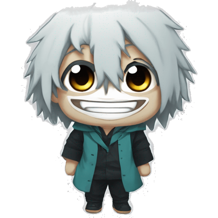 Tomura Shigaraki chibi cute anime character version from my hero academia emoji