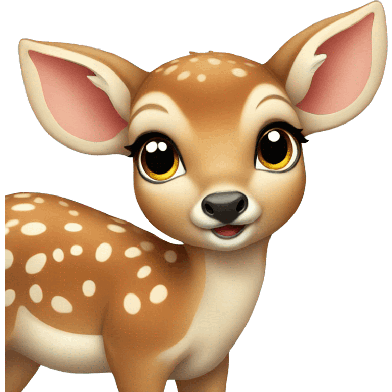 cute baby deer emoji