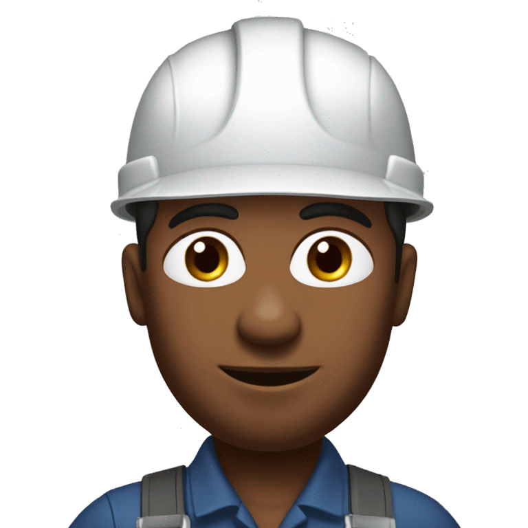 Brown skinned hvac technician working on a condense unit  emoji