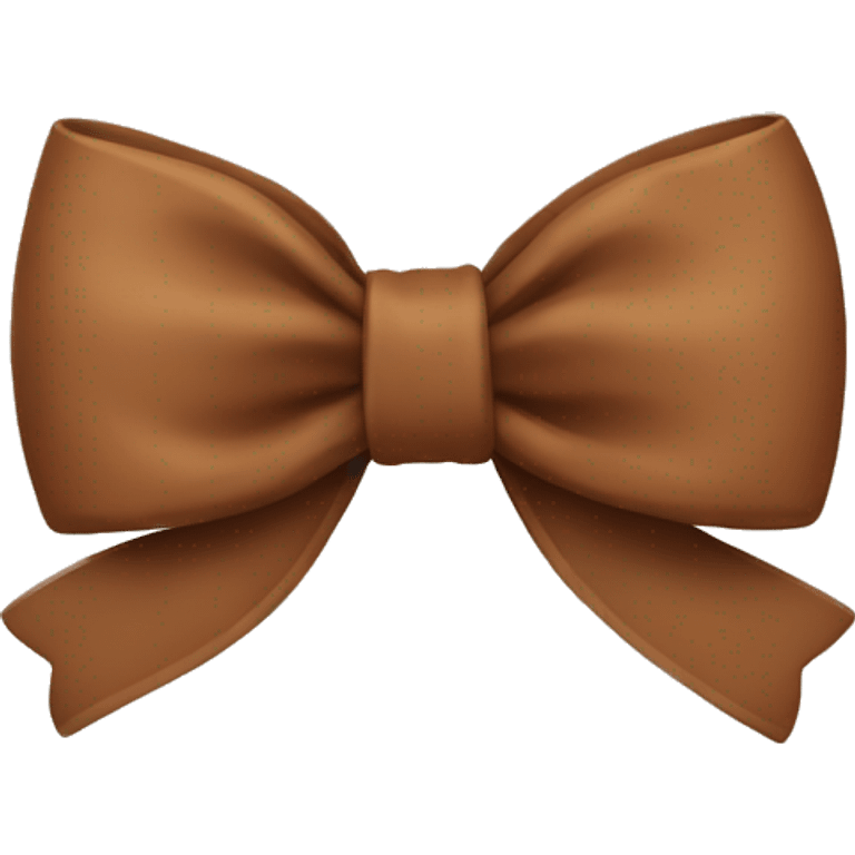 cute brown bow emoji