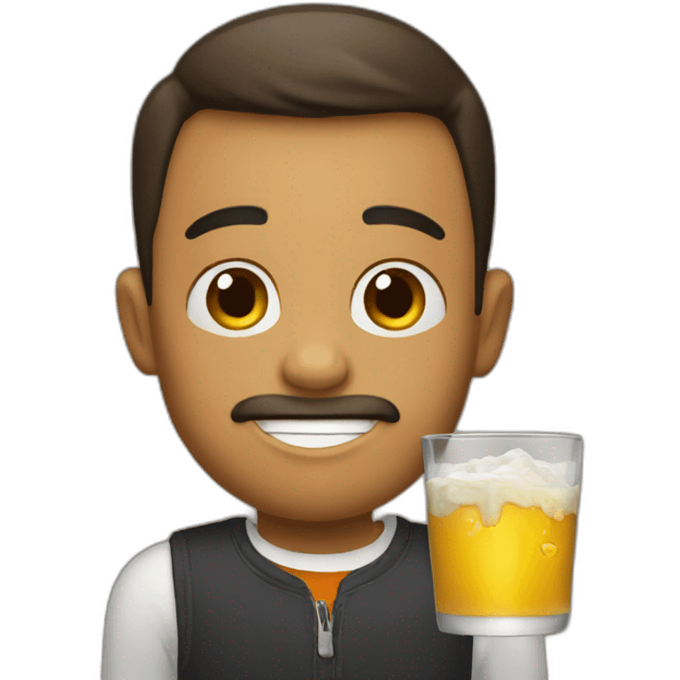 drinking alchool emoji