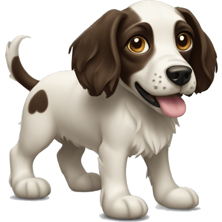 Stich and springler spaniel dog emoji