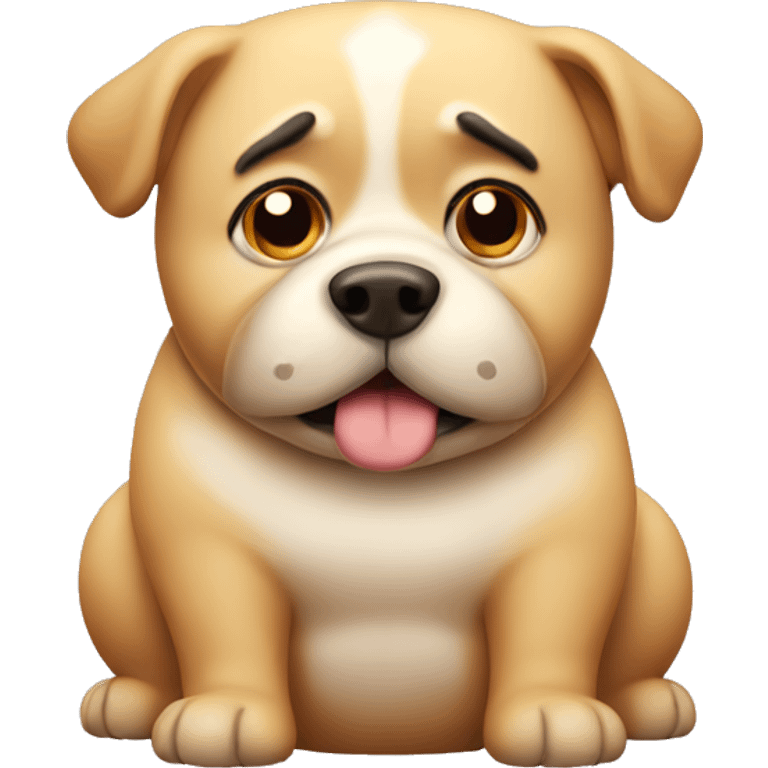 fat dog emoji